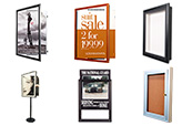 SwingFrame offers lots of  Changeable Poster Display Frames, Sign Holders and Indoor and Wall Mount Outdoor Display Cases